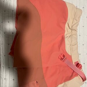 Outdoor Voices Coral and Beige Apparel